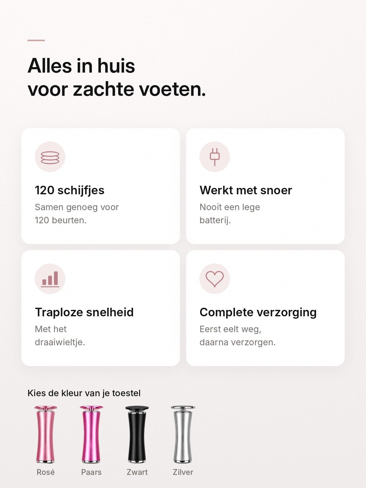 Kenmerken van de set