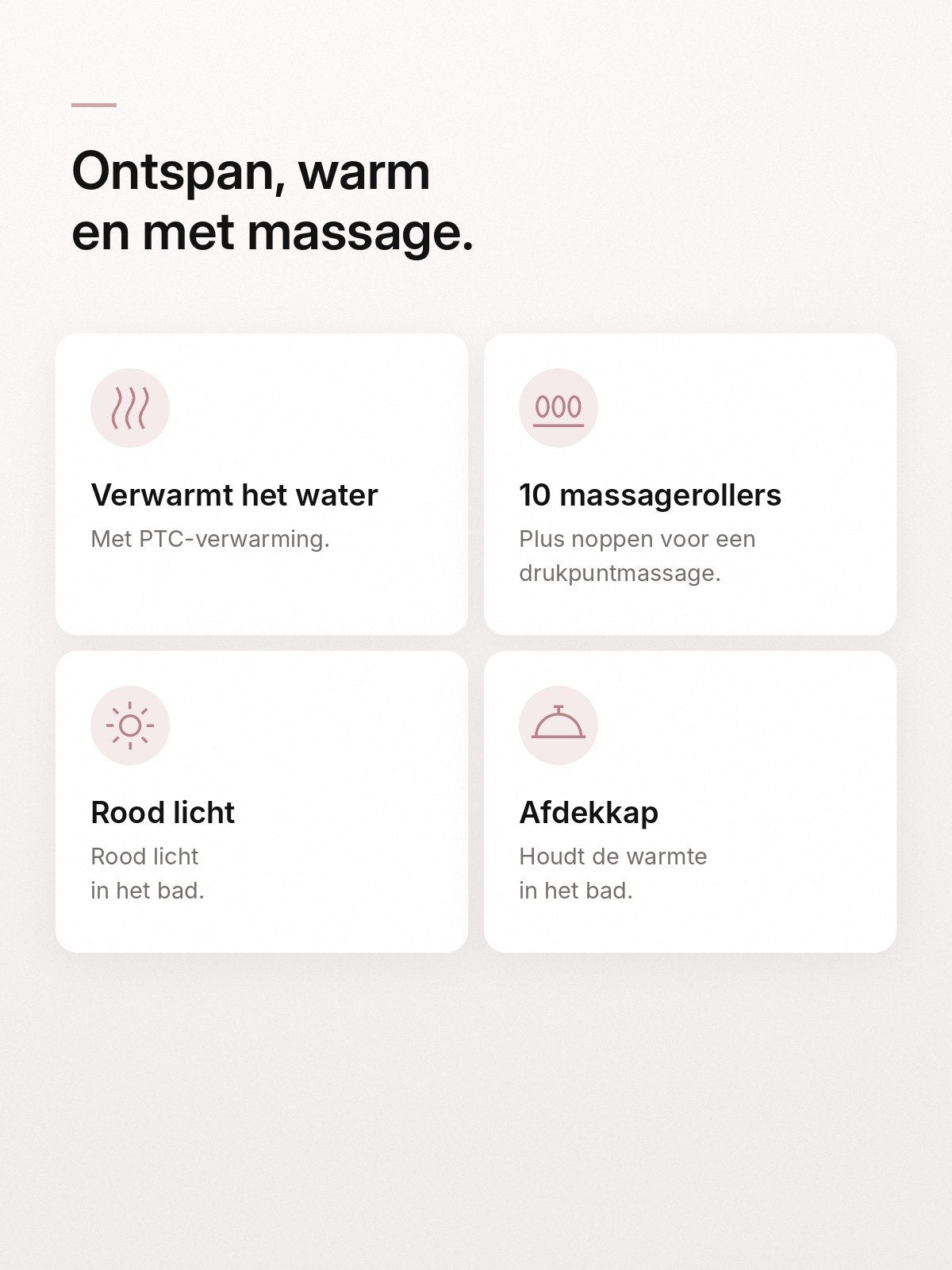 Kenmerken van de FootSpa