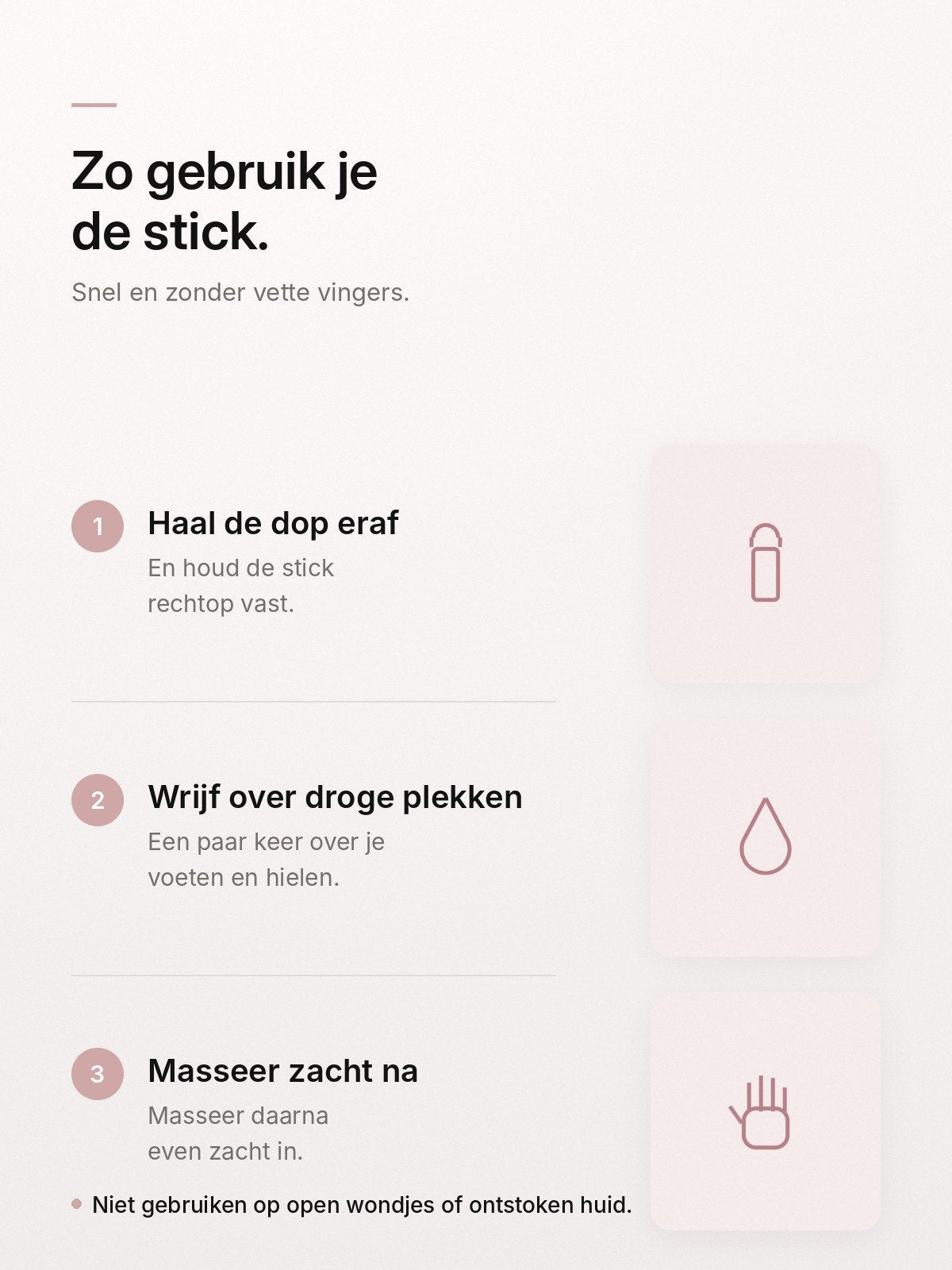 Zo gebruik je de stick