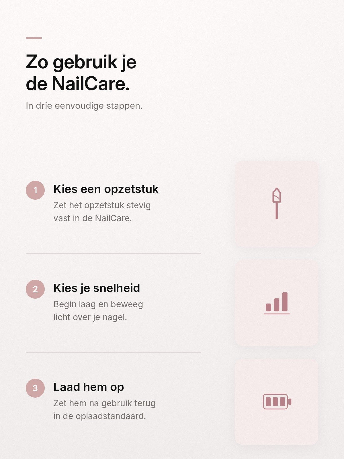 Zo gebruik je de NailCare