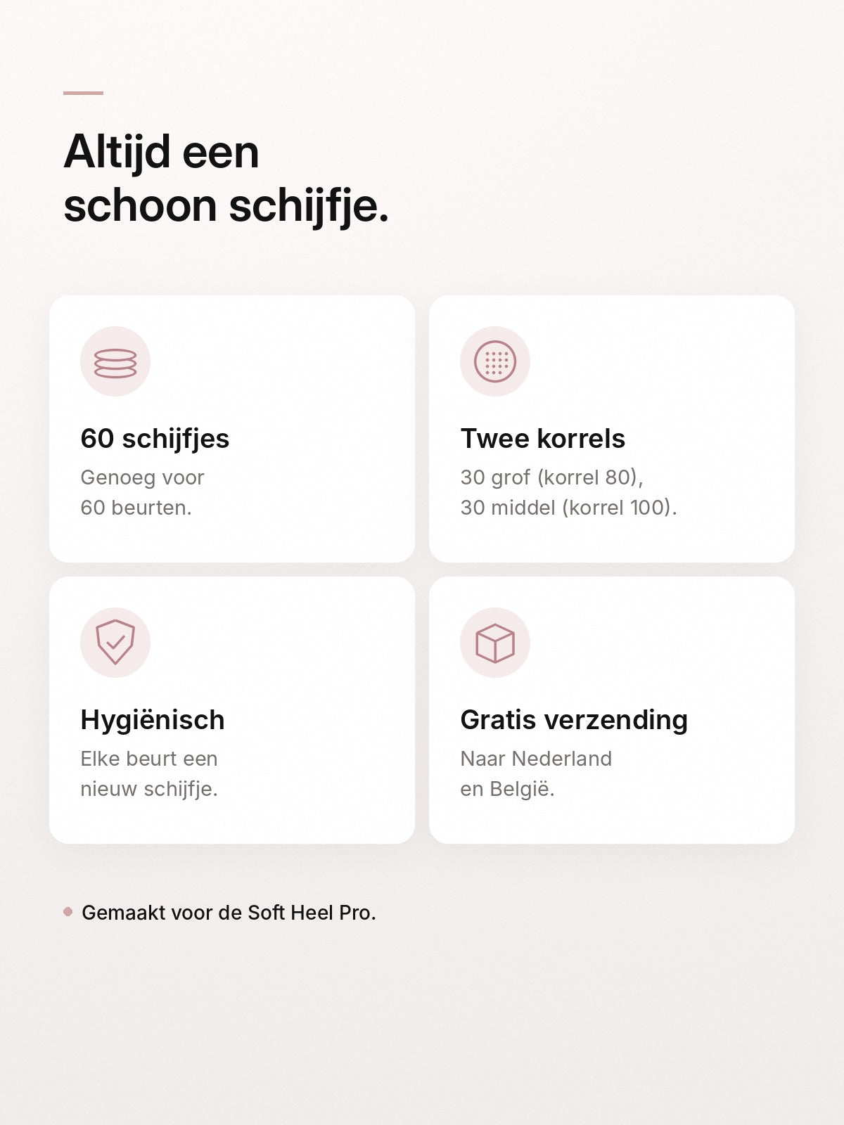 Kenmerken van de schuurschijfjes